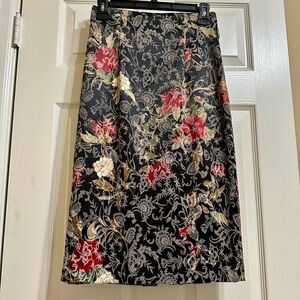 Antonio Melani Floral Pencil Skirt Size 2 🖤